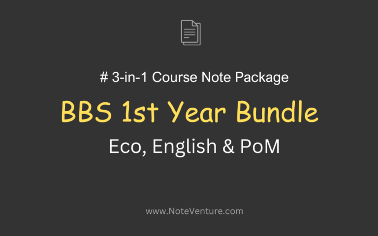 BBS First Year Course-Note Bundle